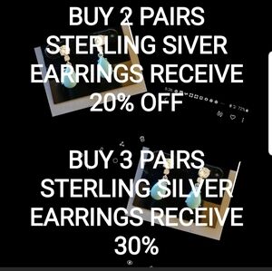 Sterling silver earrings
